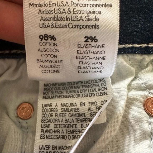 Mother The Double Fray Skirt  take the edge off Size: 26 - Picture 5 of 5